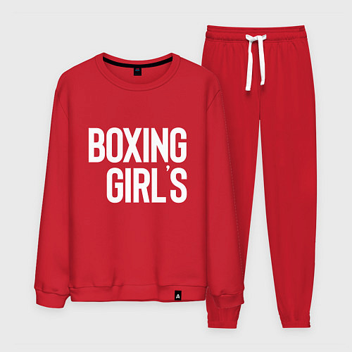 Мужской костюм Boxing girls / Красный – фото 1