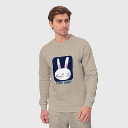 Костюм хлопковый мужской Funny - Bunny, цвет: миндальный — фото 2