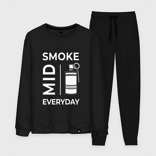 Мужской костюм Smoke Mid Everyday / Черный – фото 1