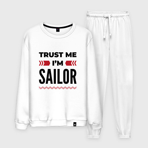 Мужской костюм Trust me - Im sailor / Белый – фото 1