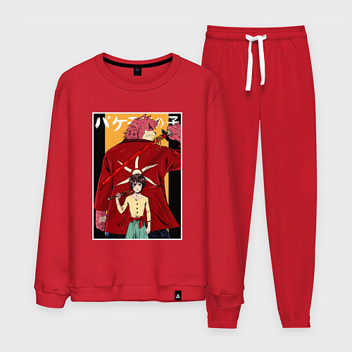 Мужской костюм Kumatetsu and Ren art / Красный – фото 1
