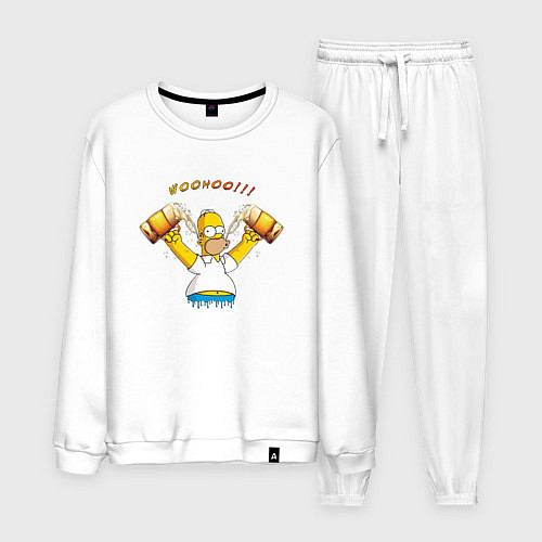 Мужской костюм Homer & Beer / Белый – фото 1