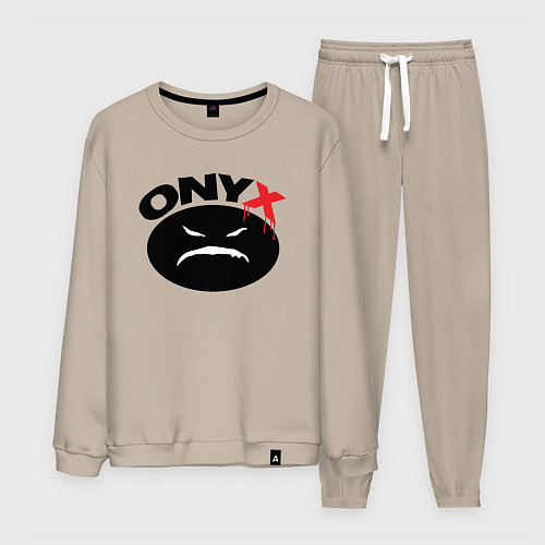 Мужской костюм Onyx logo black / Миндальный – фото 1