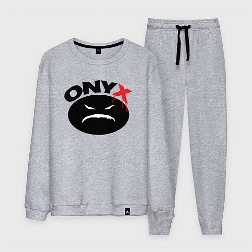 Мужской костюм Onyx logo black / Меланж – фото 1