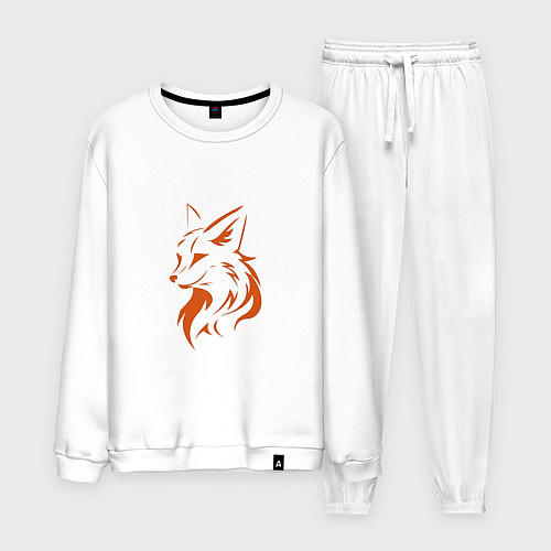 Мужской костюм Голова лисы / Белый – фото 1