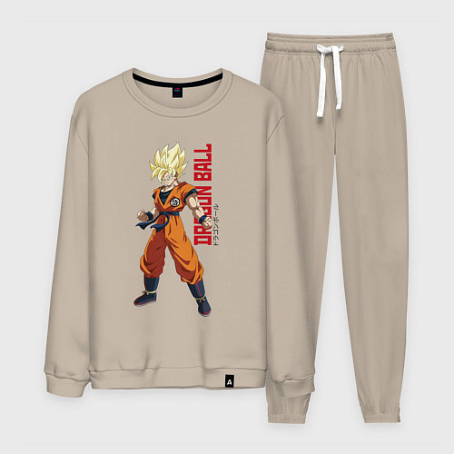 Мужской костюм Dragon Ball - Goky Son / Миндальный – фото 1