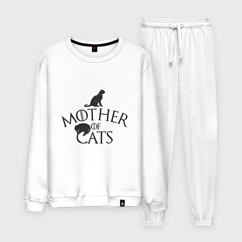 Мужской костюм Мать котов / Белый – фото 1