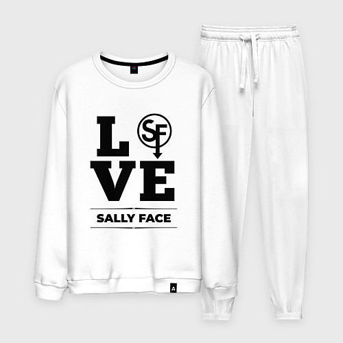 Мужской костюм Sally Face love classic / Белый – фото 1