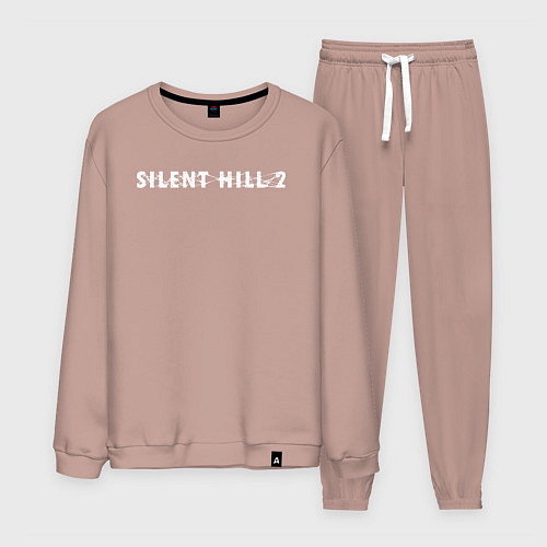 Мужской костюм Silent hill 2 remake logo / Пыльно-розовый – фото 1