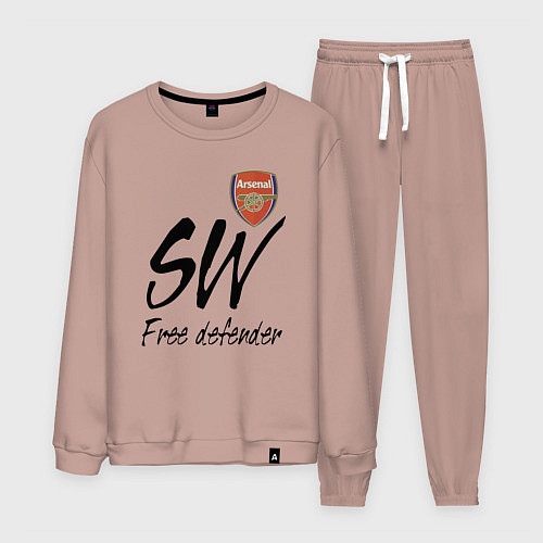 Мужской костюм Arsenal - sweeper - England - London / Пыльно-розовый – фото 1