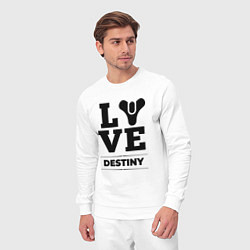 Костюм хлопковый мужской Destiny love classic, цвет: белый — фото 2