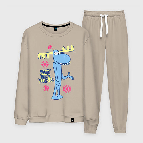 Мужской костюм Lumpy / Миндальный – фото 1