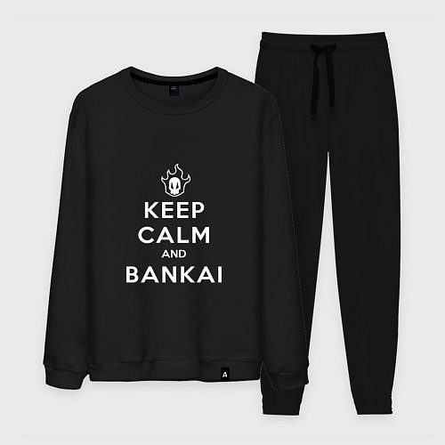 Мужской костюм Keep calm and bankai - Bleach / Черный – фото 1