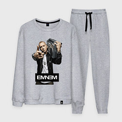 Костюм хлопковый мужской Eminem boombox, цвет: меланж