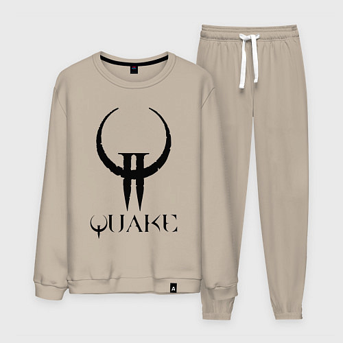 Мужской костюм Quake II logo / Миндальный – фото 1