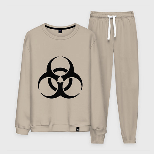 Мужской костюм Biological hazard / Миндальный – фото 1