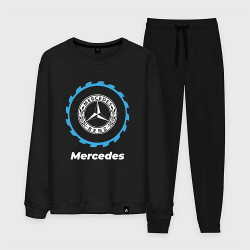 Мужской костюм Mercedes в стиле Top Gear / Черный – фото 1