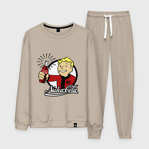 Мужской костюм Vault boy - nuka cola / Миндальный – фото 1