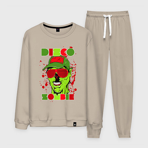 Мужской костюм Диско зомби / Миндальный – фото 1