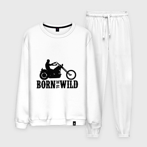 Мужской костюм Born to be wild / Белый – фото 1