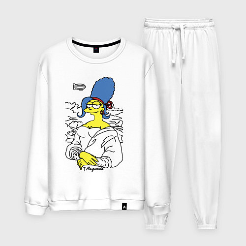 Мужской костюм Margeconda - collaboration Мардж Джоконда / Белый – фото 1