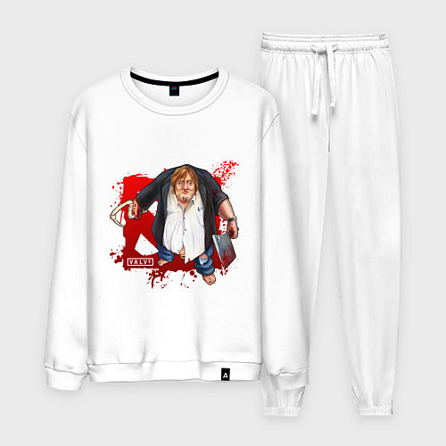 Мужской костюм Gabe Newell - Dota 2 / Белый – фото 1