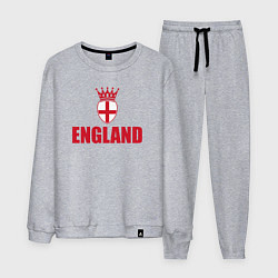 Костюм хлопковый мужской England king, цвет: меланж