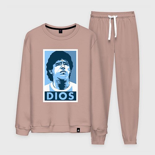 Мужской костюм Dios Maradona / Пыльно-розовый – фото 1