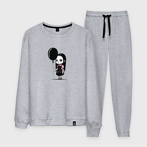 Мужской костюм Мрачная девочка / Меланж – фото 1