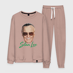 Костюм хлопковый мужской Mister Stan Lee, цвет: пыльно-розовый