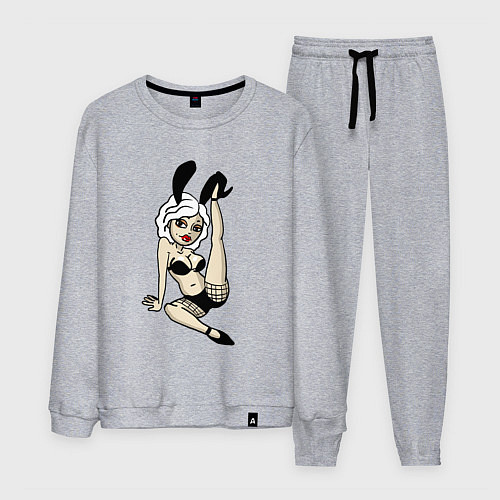 Мужской костюм Девушка с ушками / Меланж – фото 1