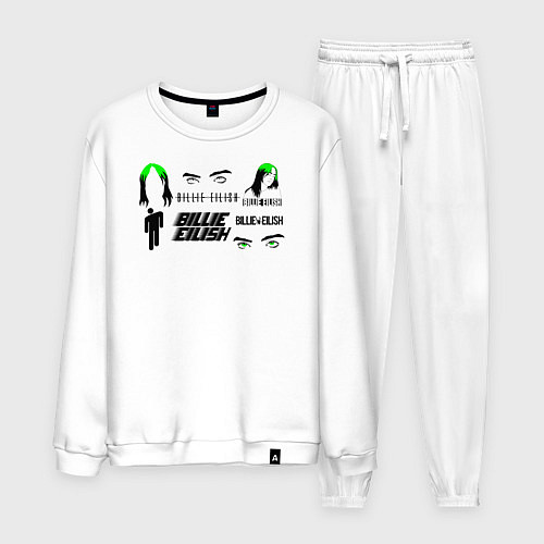 Мужской костюм Billie Eilish singer / Белый – фото 1