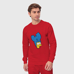 Костюм хлопковый мужской Marge Wu-Tang, цвет: красный — фото 2