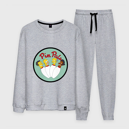 Мужской костюм Simpsons bowling / Меланж – фото 1