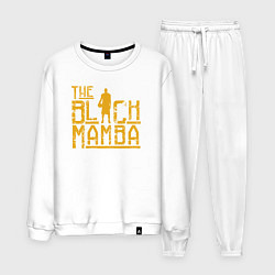 Костюм хлопковый мужской The black mamba, цвет: белый