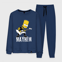 Мужской костюм Mayhem Барт Симпсон рокер