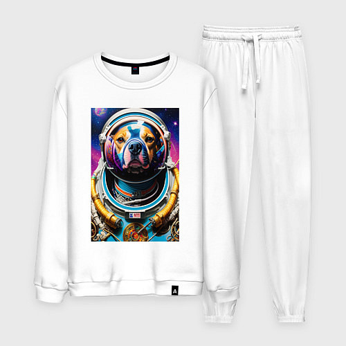 Мужской костюм Стаффорд командир космического корабля / Белый – фото 1