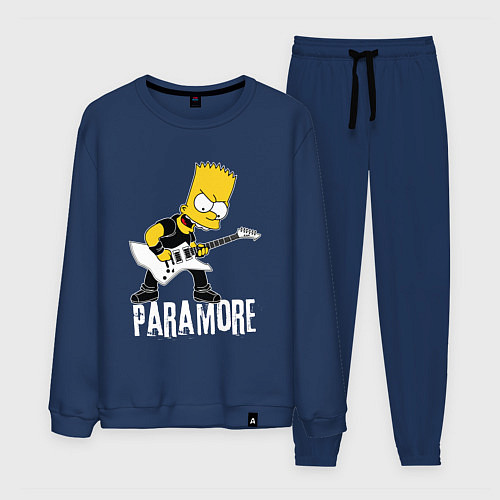 Мужской костюм Paramore Барт Симпсон рокер / Тёмно-синий – фото 1