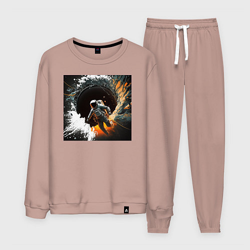 Мужской костюм Выход в открытый космос / Пыльно-розовый – фото 1