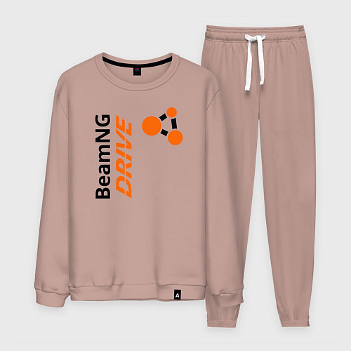 Мужской костюм BeamNG drive / Пыльно-розовый – фото 1