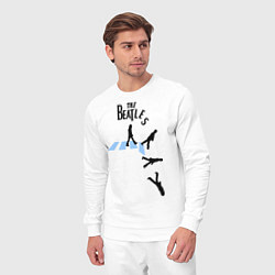 Костюм хлопковый мужской The Beatles: break down, цвет: белый — фото 2