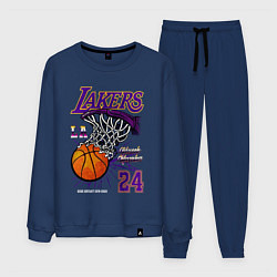 Костюм хлопковый мужской LA Lakers Kobe, цвет: тёмно-синий