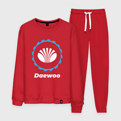 Мужской костюм Daewoo в стиле Top Gear / Красный – фото 1