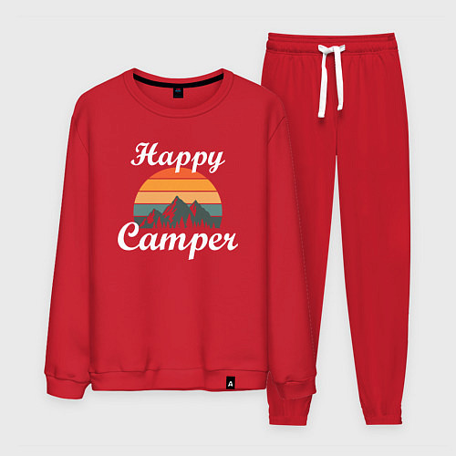 Мужской костюм Happy camper / Красный – фото 1