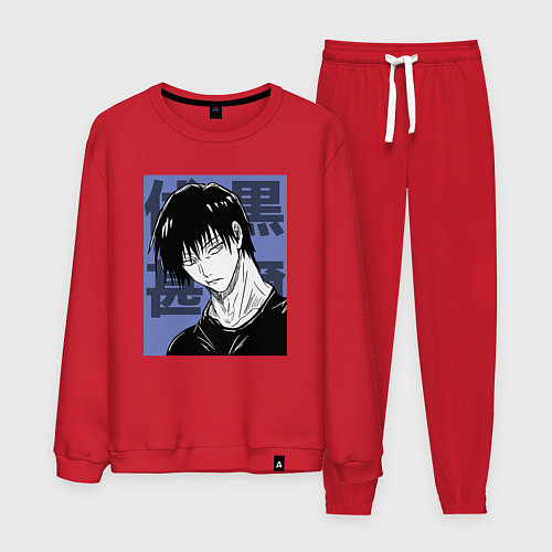 Мужской костюм Тодзи Фушигуро / Красный – фото 1