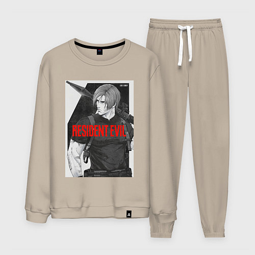 Мужской костюм Леон с базукой - Resident / Миндальный – фото 1