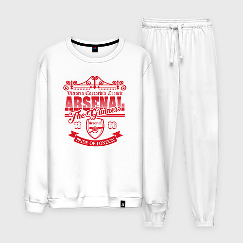 Мужской костюм Arsenal 1886 / Белый – фото 1