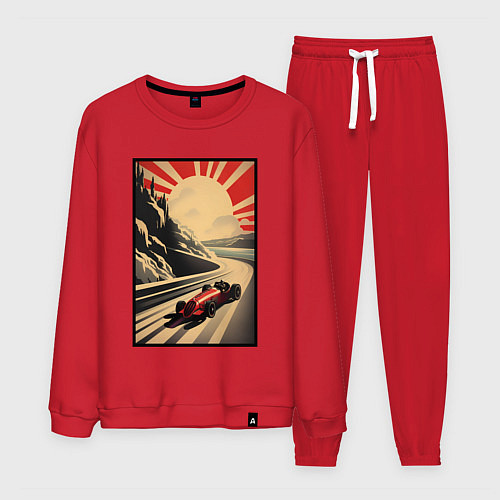 Мужской костюм Формула 50x: Болид / Красный – фото 1