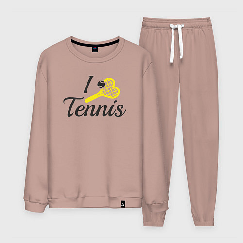 Мужской костюм Love tennis / Пыльно-розовый – фото 1