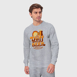 Костюм хлопковый мужской Duff beer brewing, цвет: меланж — фото 2